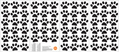 Paw Prints Wall Decals - panels