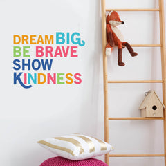 Dream Big Wall Decals in a room setting
