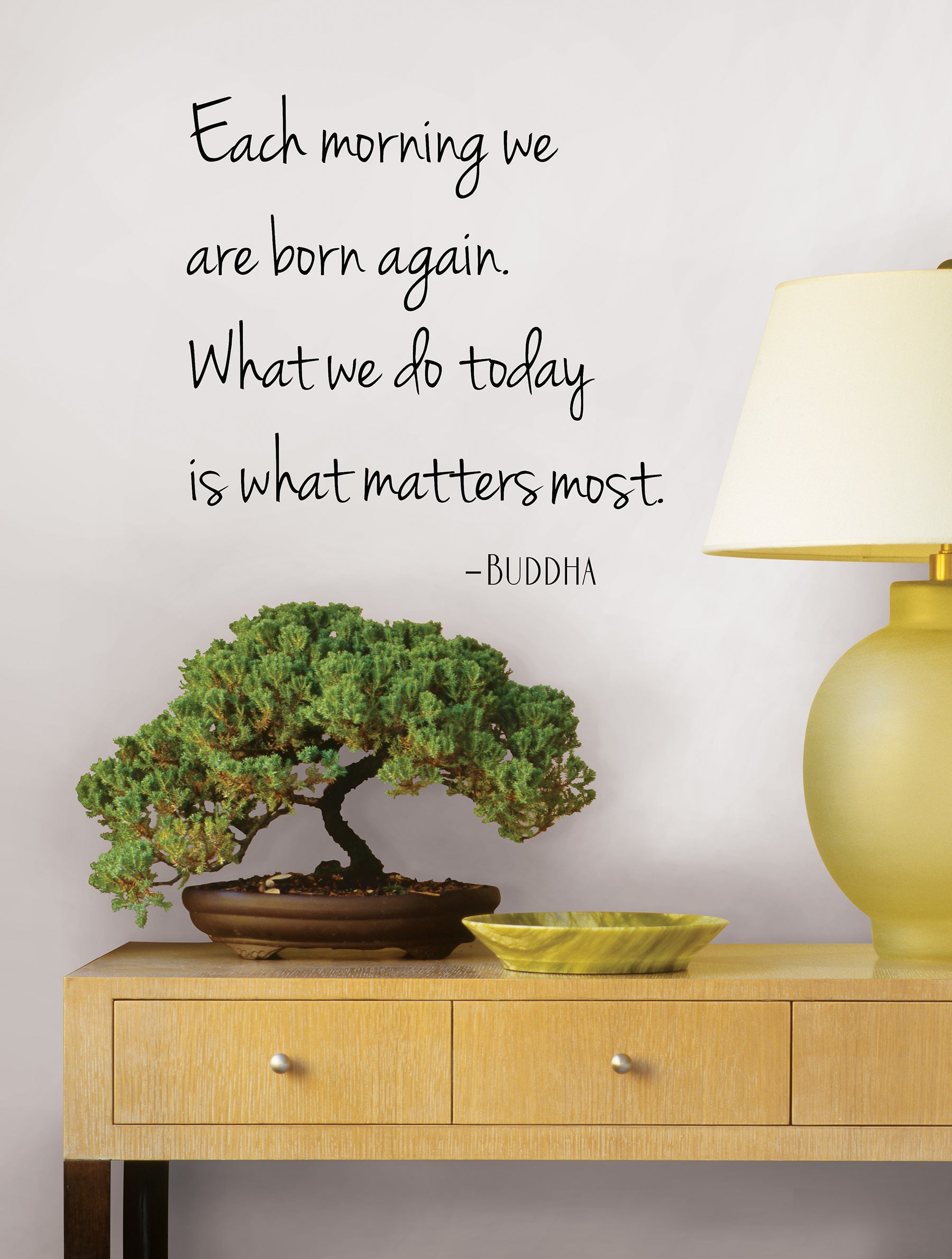 What Matters Wall Decals in a room setting