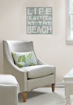 Better at the Beach Wall Decals in a room setting