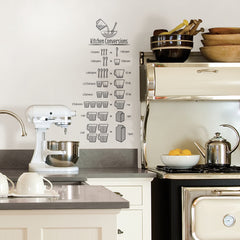Kitchen Conversations Wall Decals in a room setting