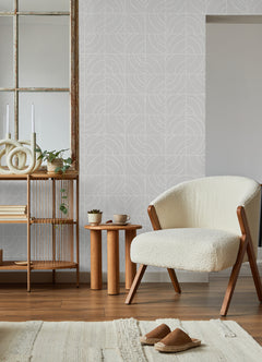 Batik Blok P&S Wallpaper in a room setting