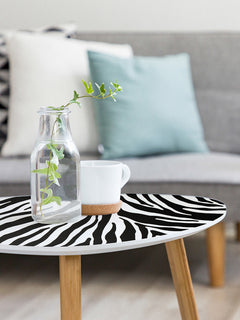 Zebra Adhesive Film in a room setting