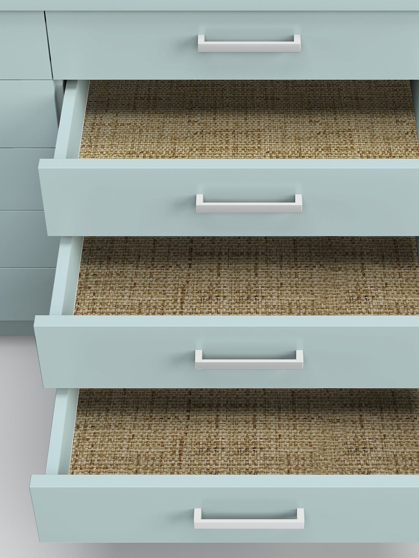 Hessian Adhesive Film in a room setting