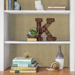 Hessian Adhesive Film in a room setting