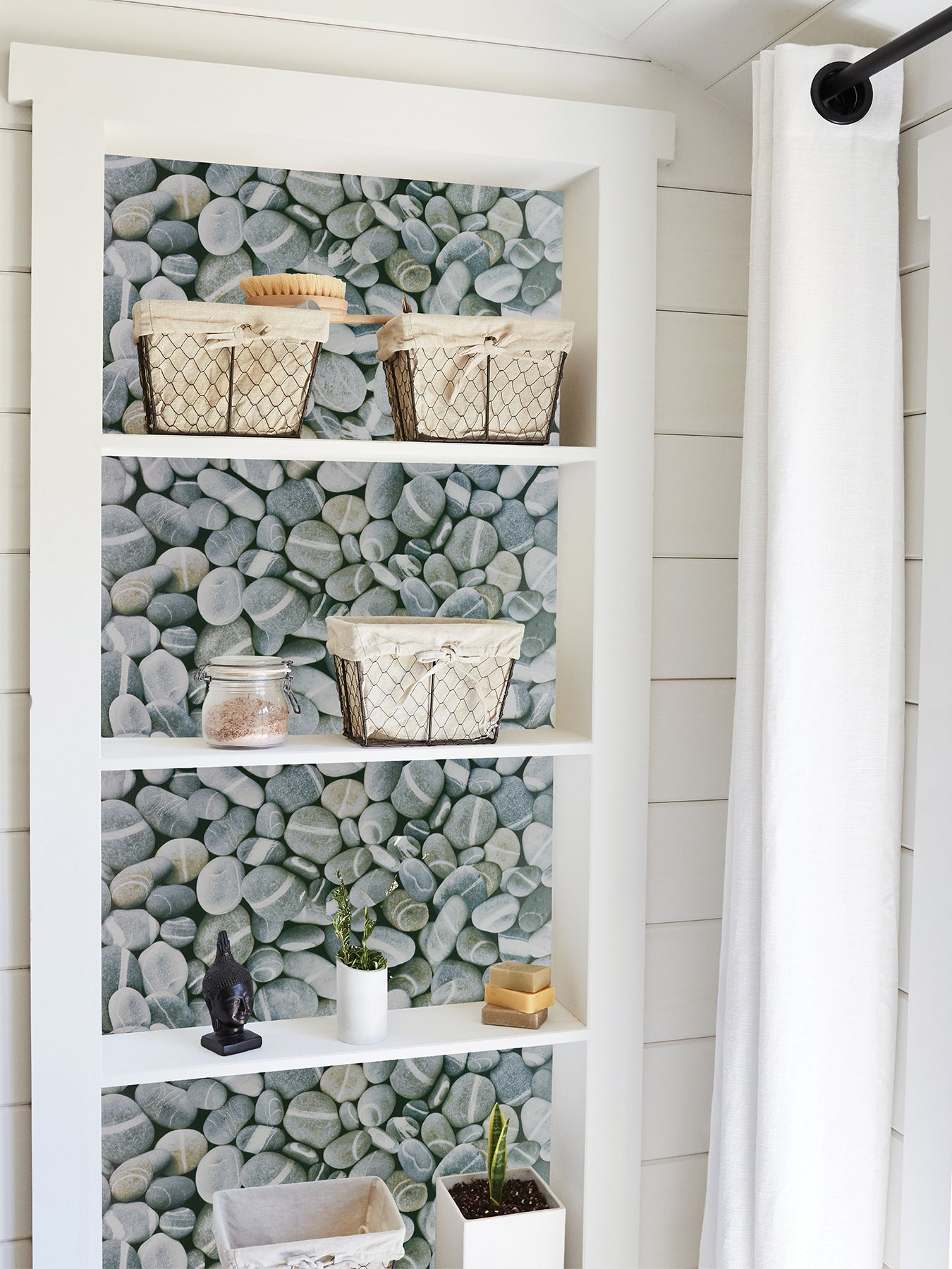 Pebbles Adhesive Film in a room setting