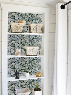 Pebbles Adhesive Film in a room setting