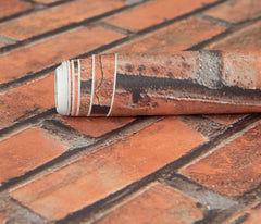 Brick Wall Adhesive Film pattern close-up