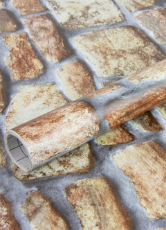 Stone Wall Adhesive Film pattern close-up