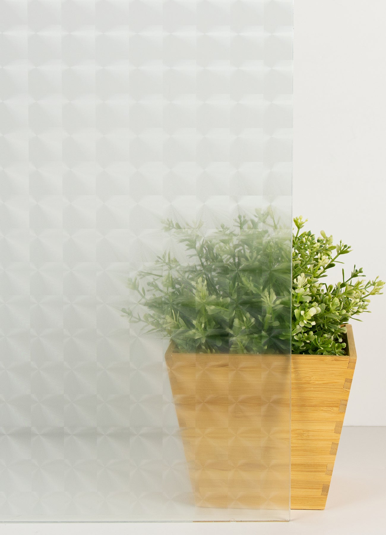 Squares Window Film pattern close-up