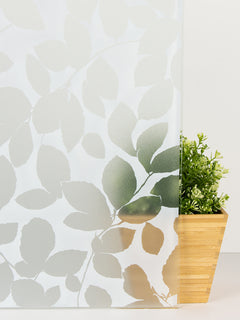 Leaf Window Film pattern close-up