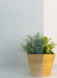 Waterdrop Window Film pattern close-up