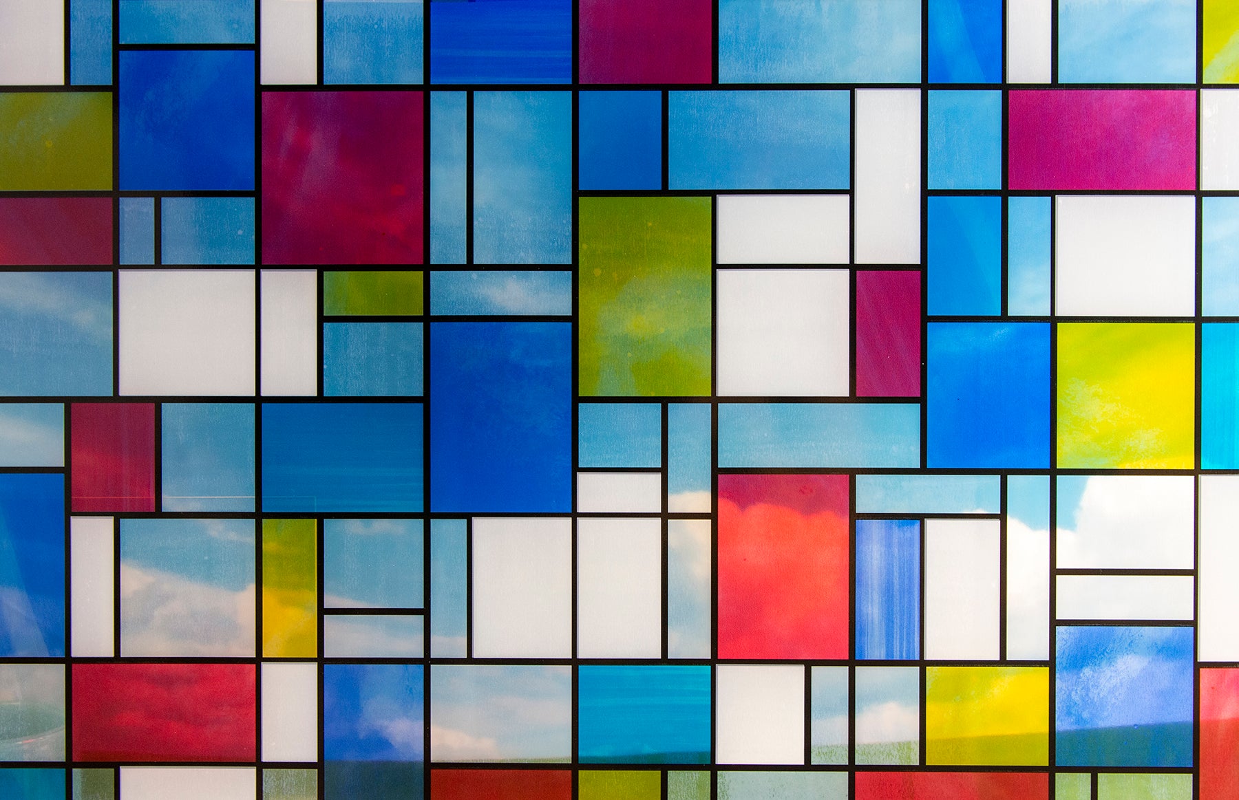 Mondrian Window Film by WallPops