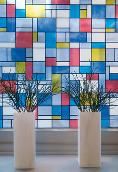 Mondrian Window Film in a room setting