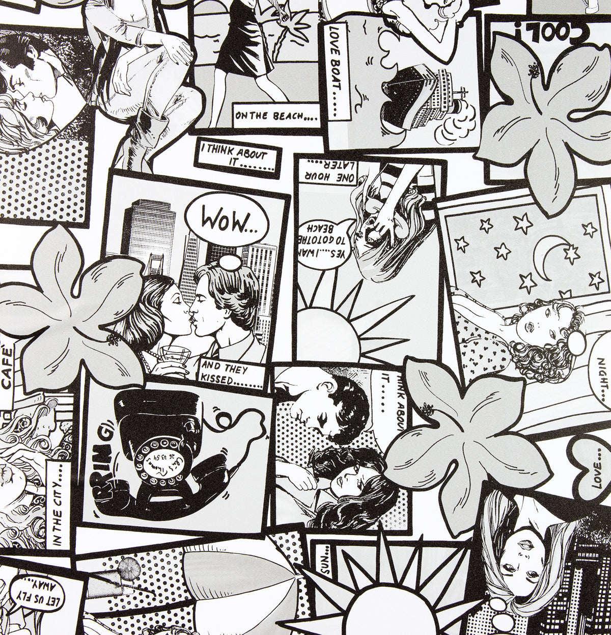 Comic Adhesive Film by WallPops