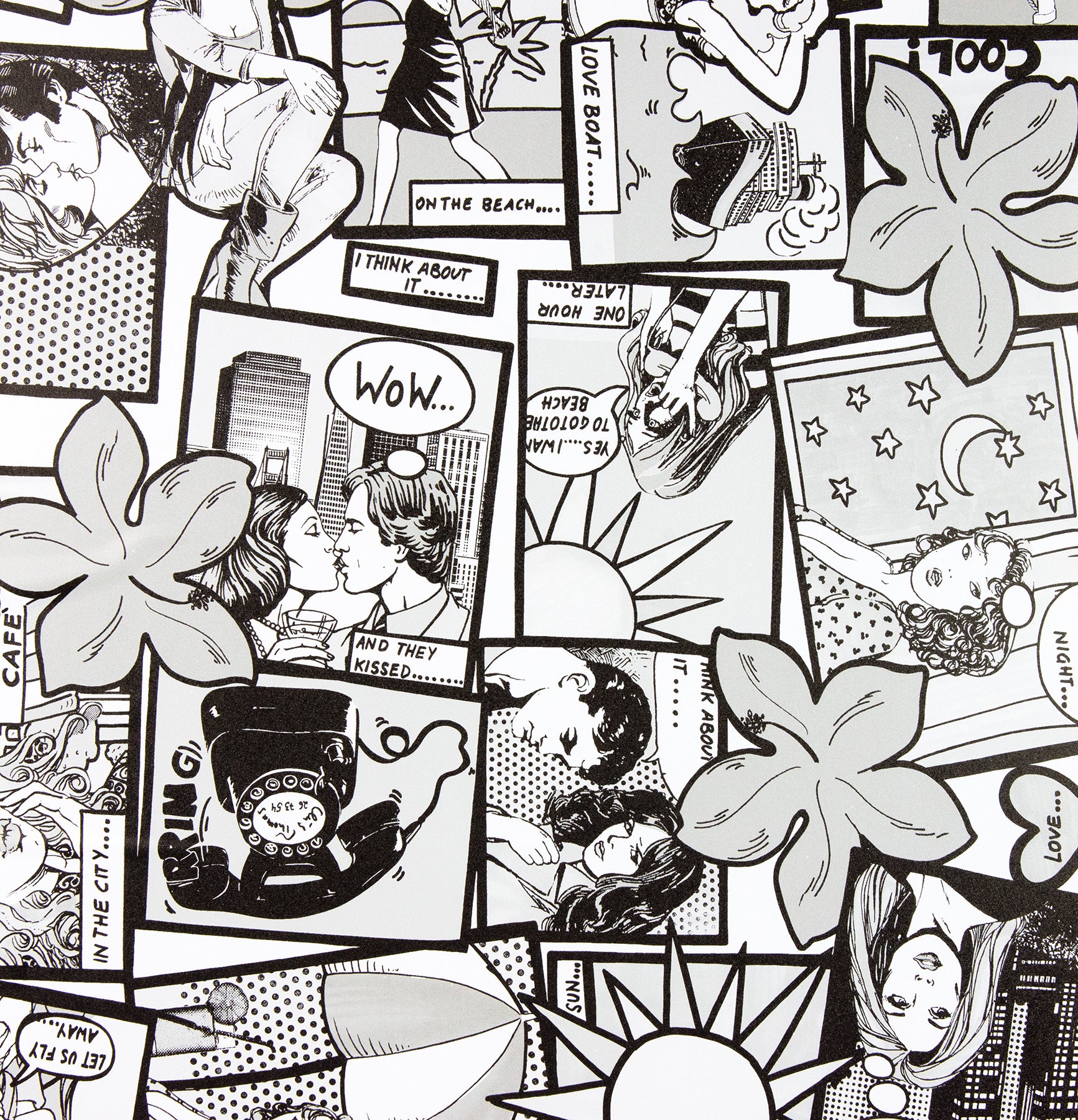 Comic Adhesive Film by WallPops