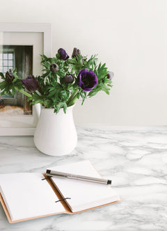 Carrara Wall Decals in a room setting