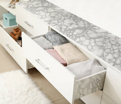 Carrara Wall Decals in a room setting