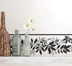 Leaf Trail Borders in a room setting