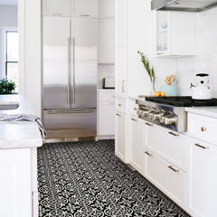 Gothic Floor Tiles in a room setting