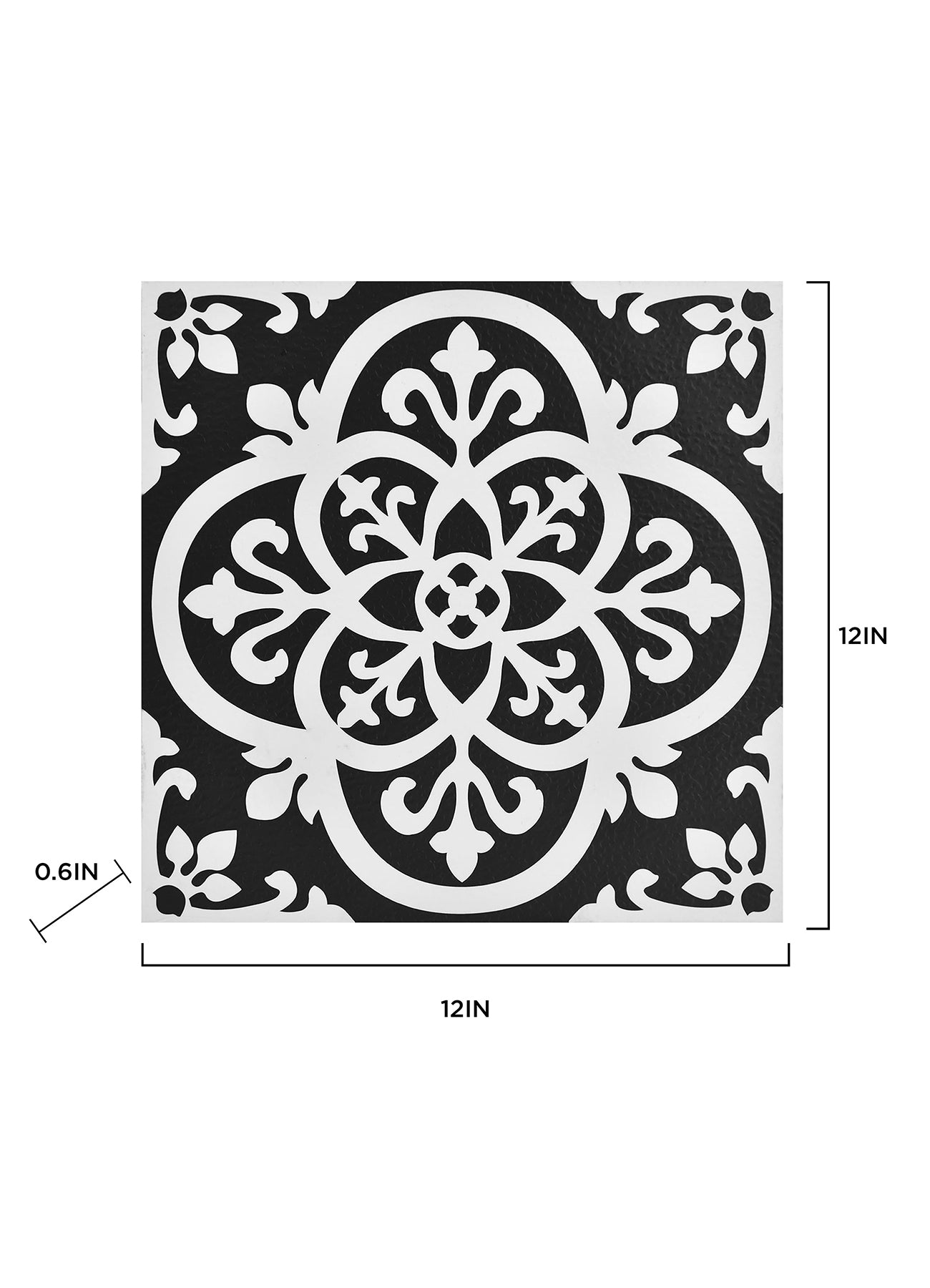 Gothic Floor Tiles pattern close-up
