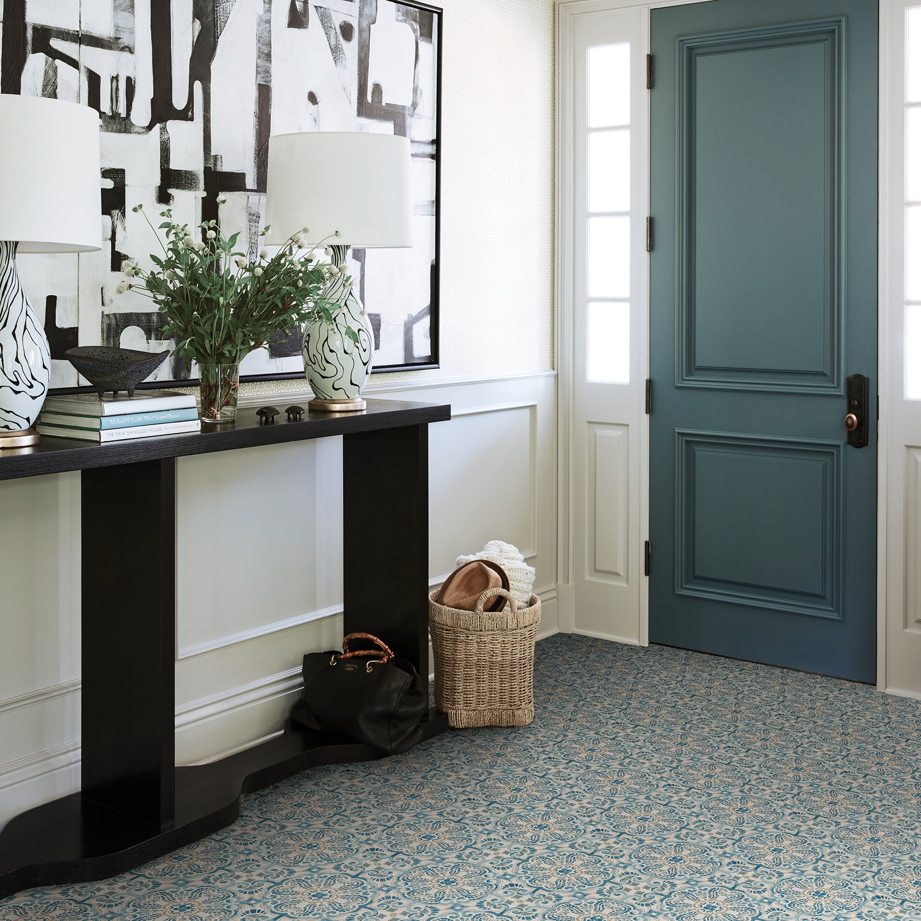 Fontaine Floor Tiles in a room setting