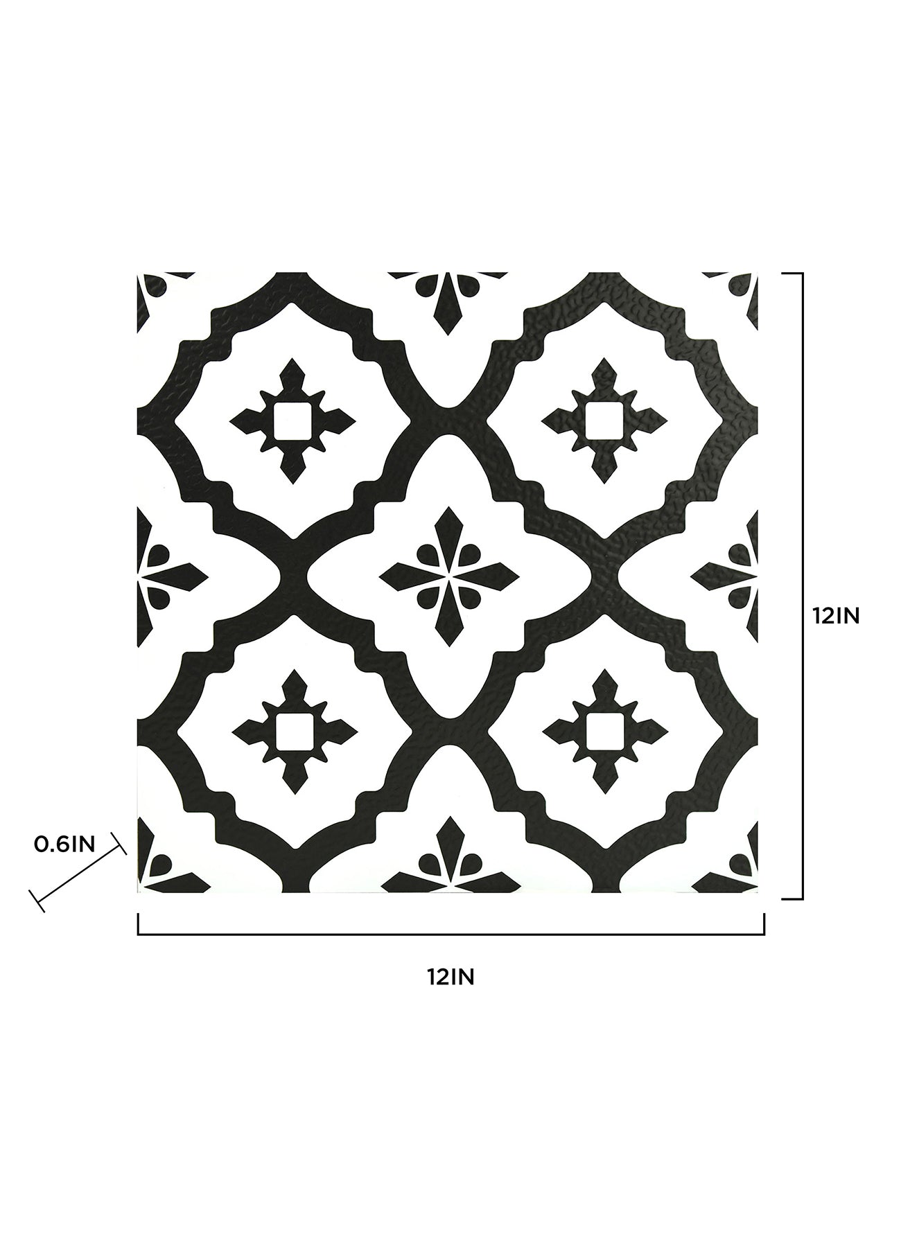 Comet Floor Tiles - dimensions