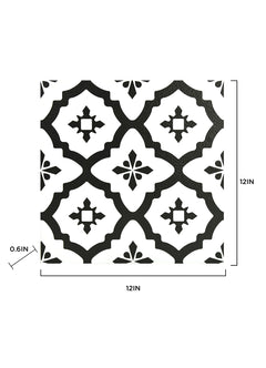 Comet Floor Tiles - dimensions