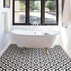 Comet Floor Tiles in a room setting