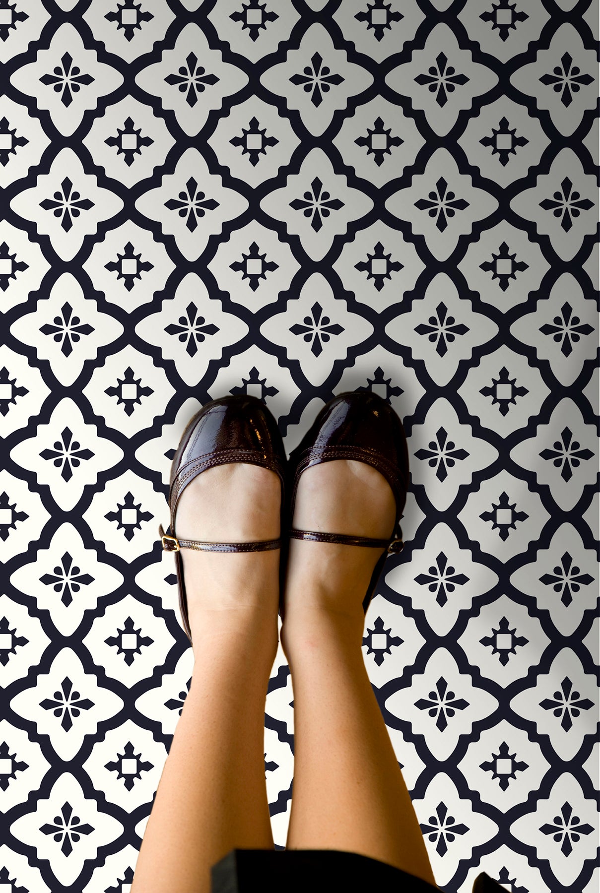 Comet Floor Tiles in a room setting