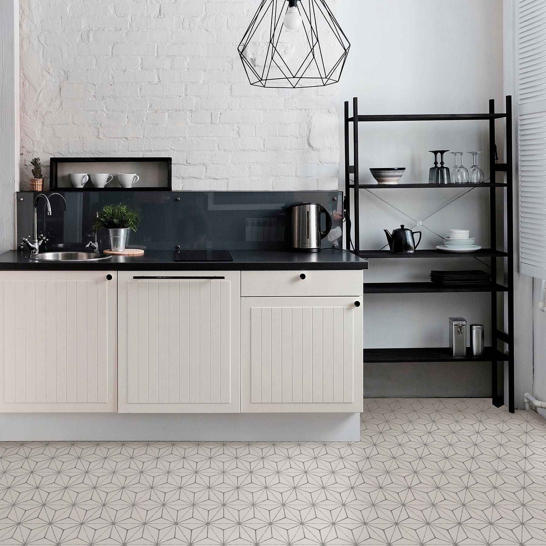Kikko Floor Tiles in a room setting