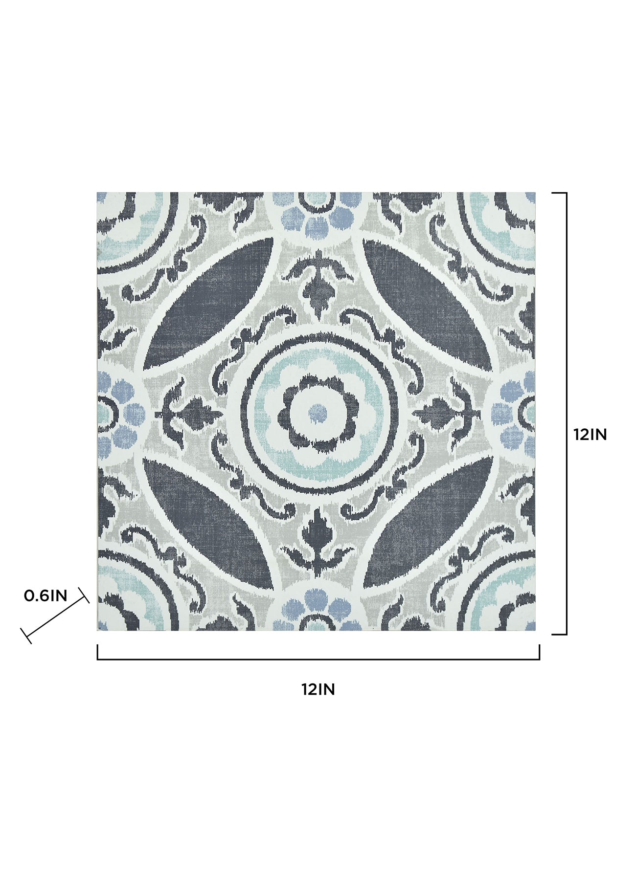 Sienna Floor Tiles - dimensions