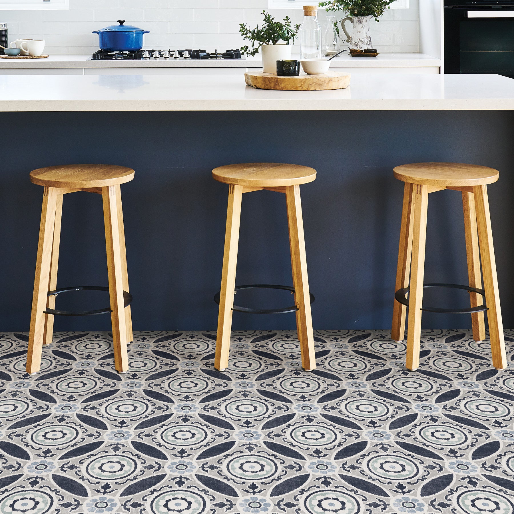 Sienna Floor Tiles in a room setting