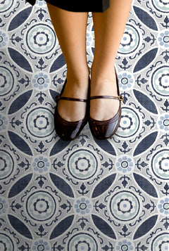 Sienna Floor Tiles in a room setting