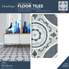 Sienna Floor Tiles - packaging