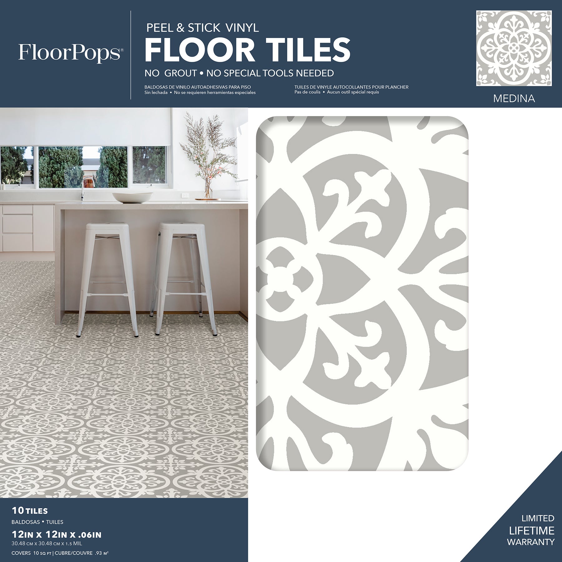 Medina Floor Tiles - packaging