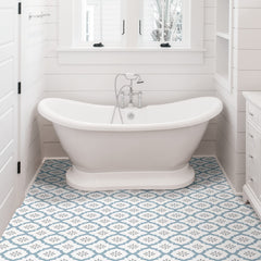 Alfama Floor Tiles in a room setting