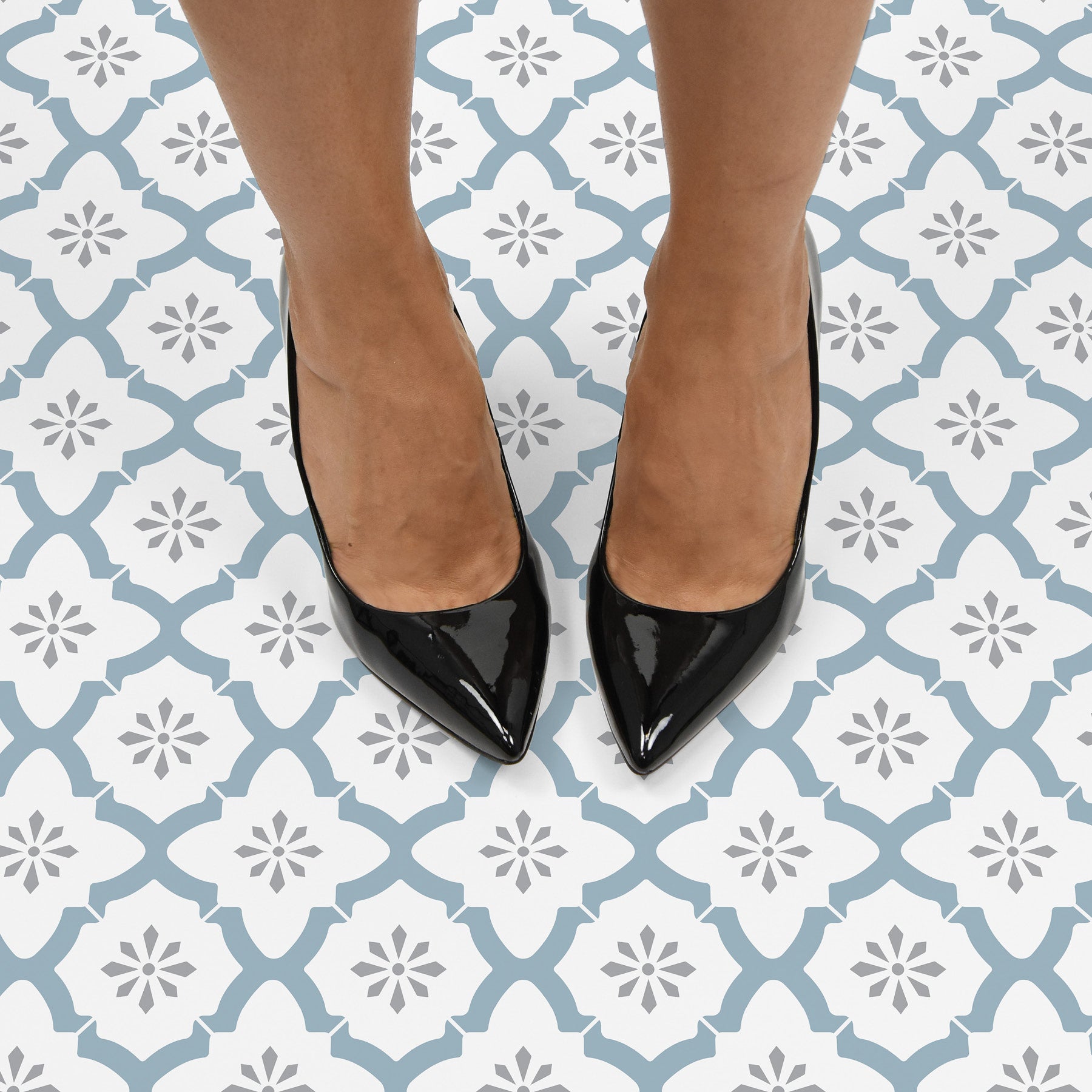 Alfama Floor Tiles in a room setting