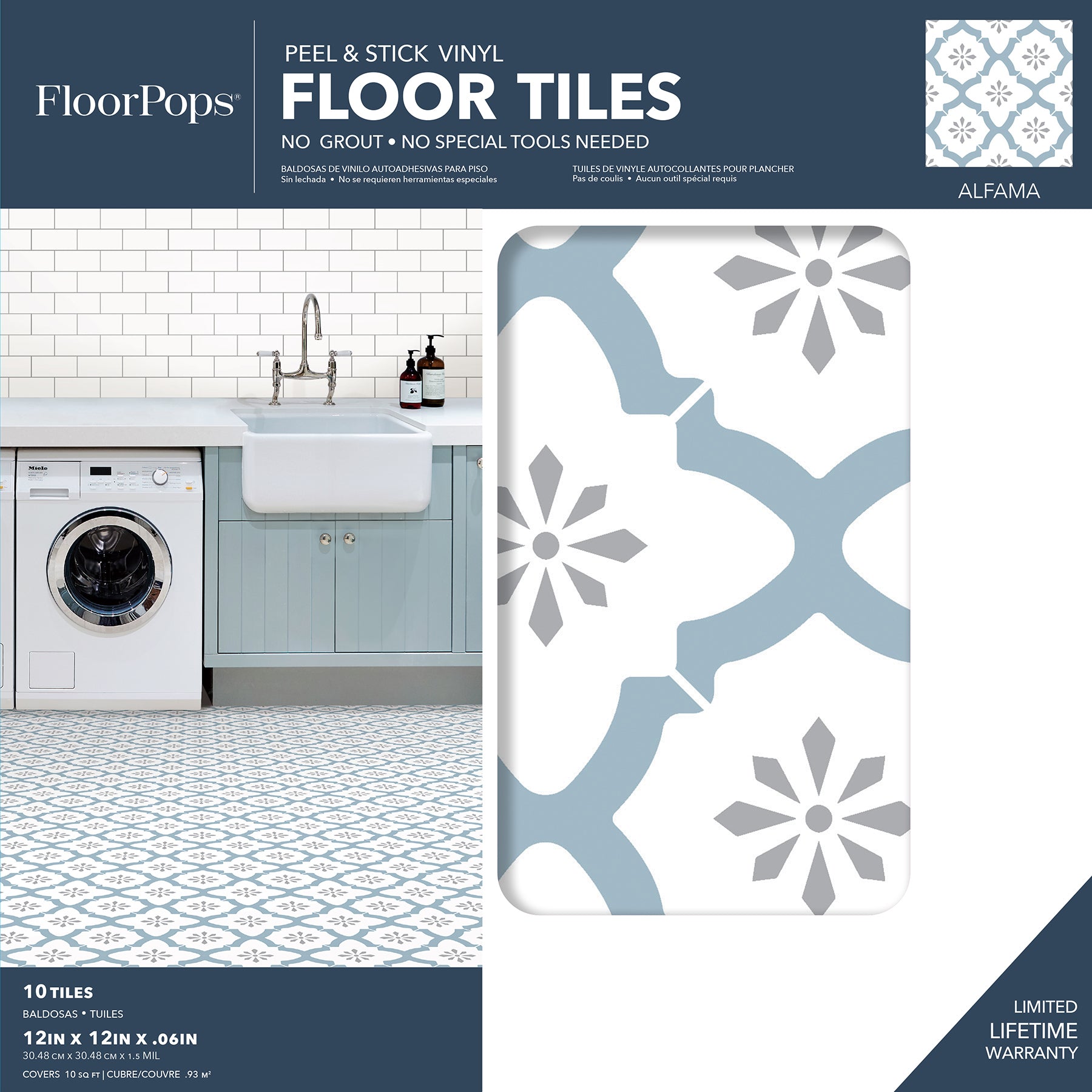 Alfama Floor Tiles - packaging