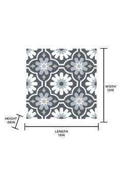 Sevilla Floor Tiles - dimensions