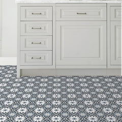 Sevilla Floor Tiles in a room setting