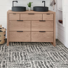 Noleby Floor Tiles in a room setting