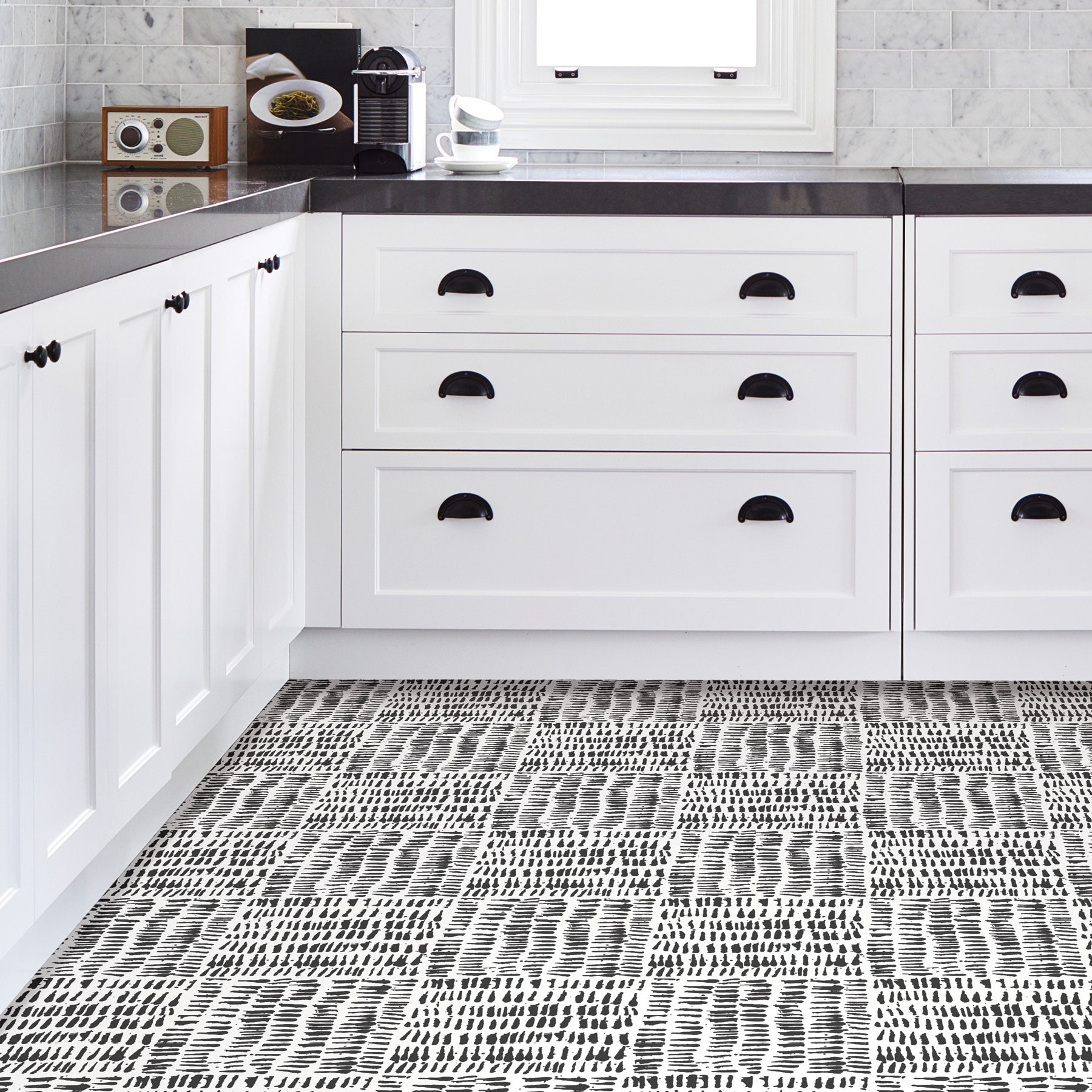 Noleby Floor Tiles in a room setting