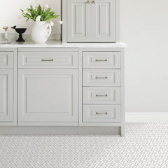 Lattice Floor Tiles in a room setting