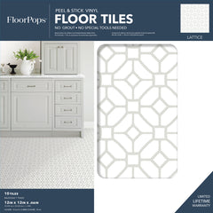 Lattice Floor Tiles - packaging
