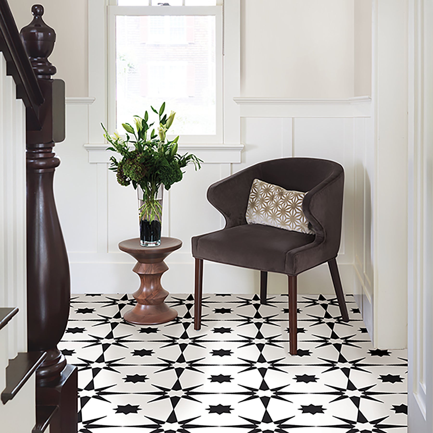 Altair Floor Tiles in a room setting