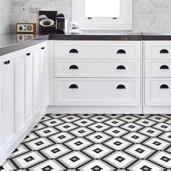 Leyton Floor Tiles in a room setting