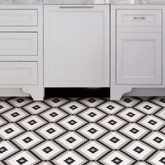 Leyton Floor Tiles in a room setting