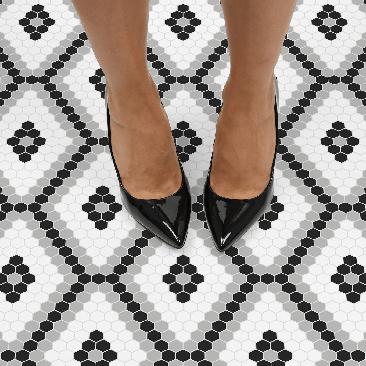Leyton Floor Tiles in a room setting