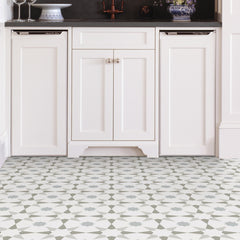 Stellar Floor Tiles in a room setting